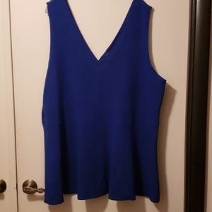 Peplum tanktop